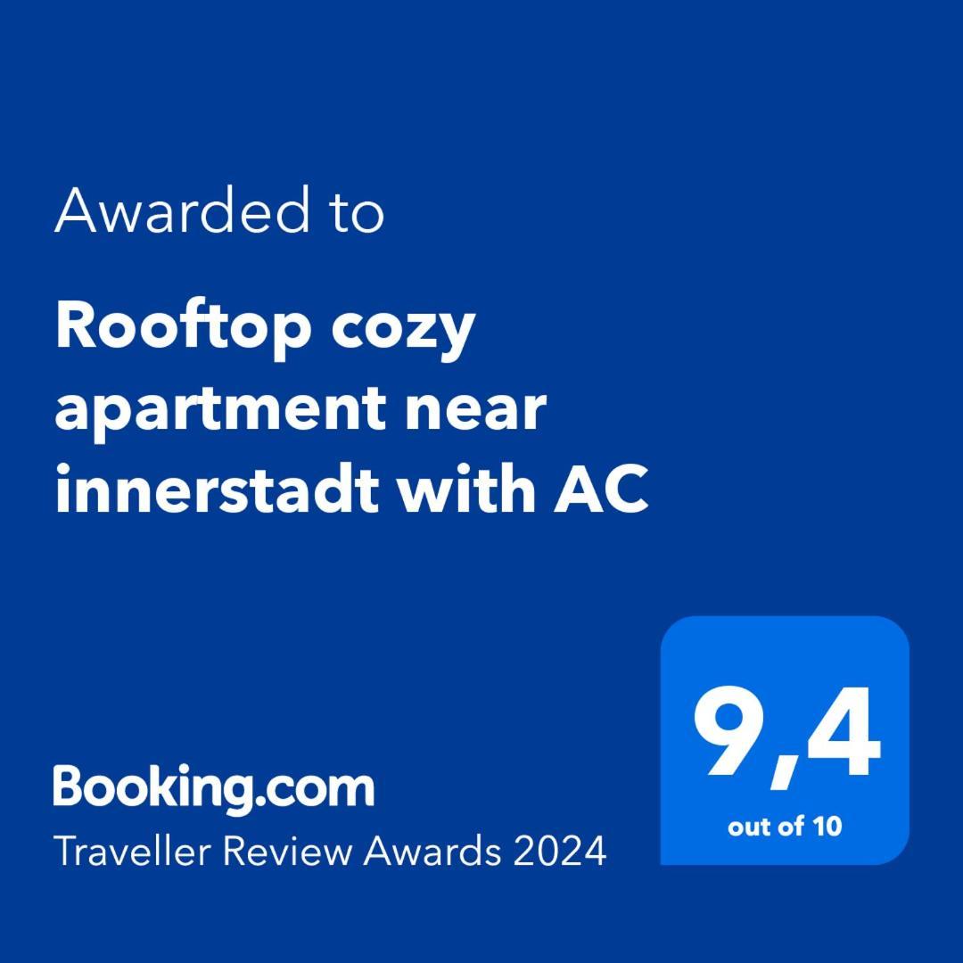 Rooftop Cozy Apartment Near Innerstadt With Ac Виена Екстериор снимка